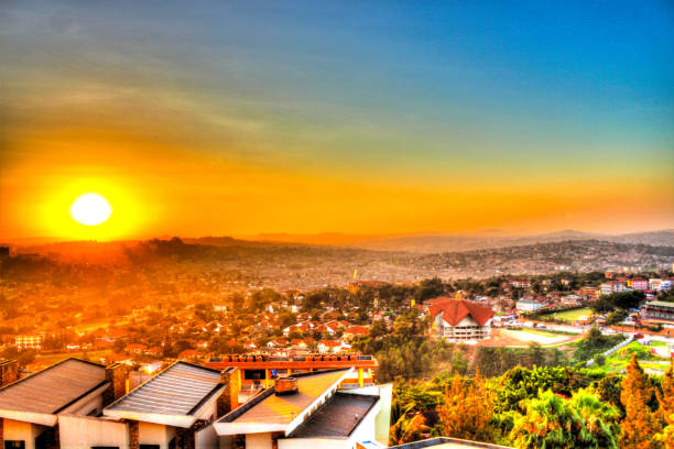 Sunset captured from Naguru in Kampala Uganda