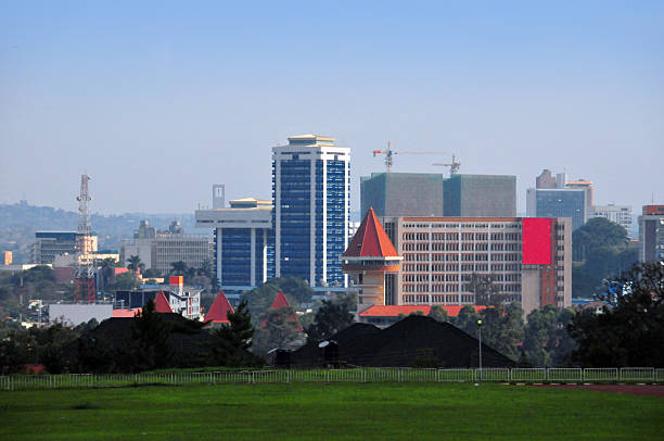 Kampala, Uganda: central business district skyline - photo by M.Torres
