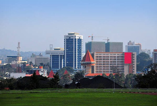 Kampala, Uganda: central business district skyline – photo by M.Torres